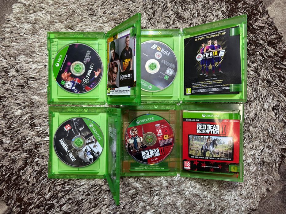 Игры на Xbox One Red dead redemption 2 Fifa 21 18 Rainbow six siege