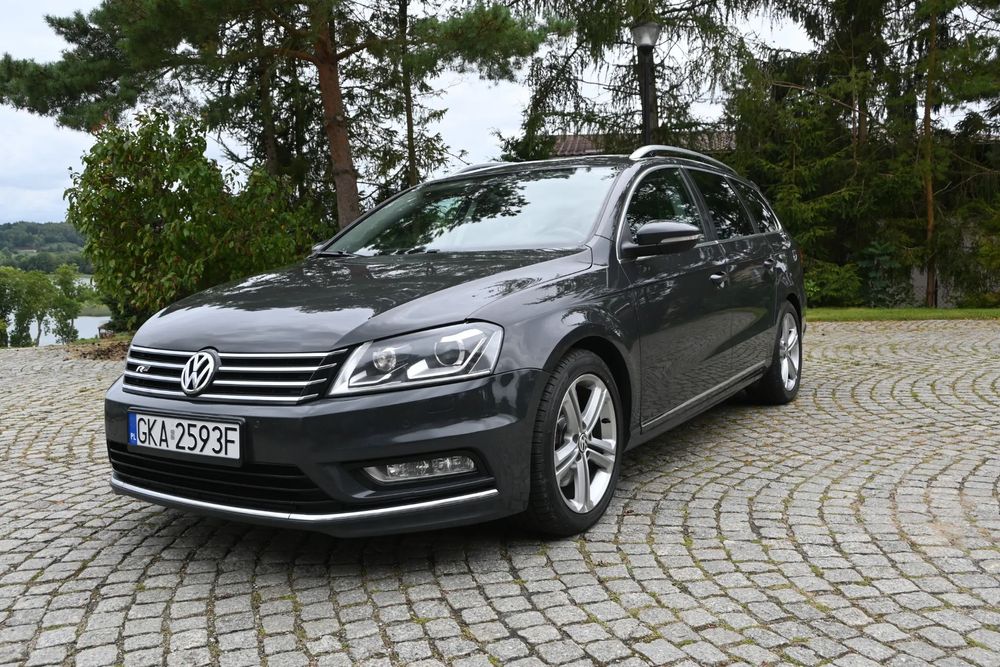 Volkswagen Passat Topowa wersja R-LINE, skóry, automat, 177KM, 4 motion, elektryczny HAK