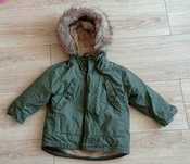 kurtka parka zara baby 92 przejściówka wiosenna jesienna z podpinką