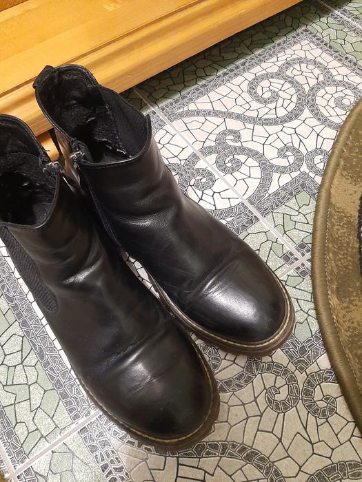 Демісезонні черевики шкіряні