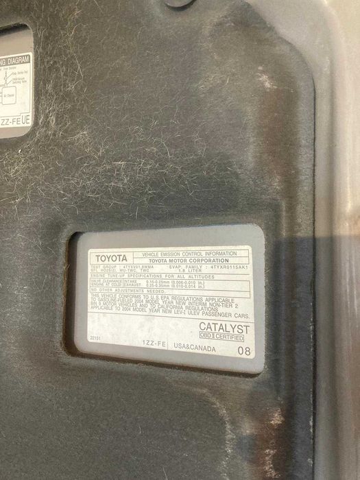 Caixa de velocidades automática Toyota Corolla E12 1.8 VVT-i (2004)