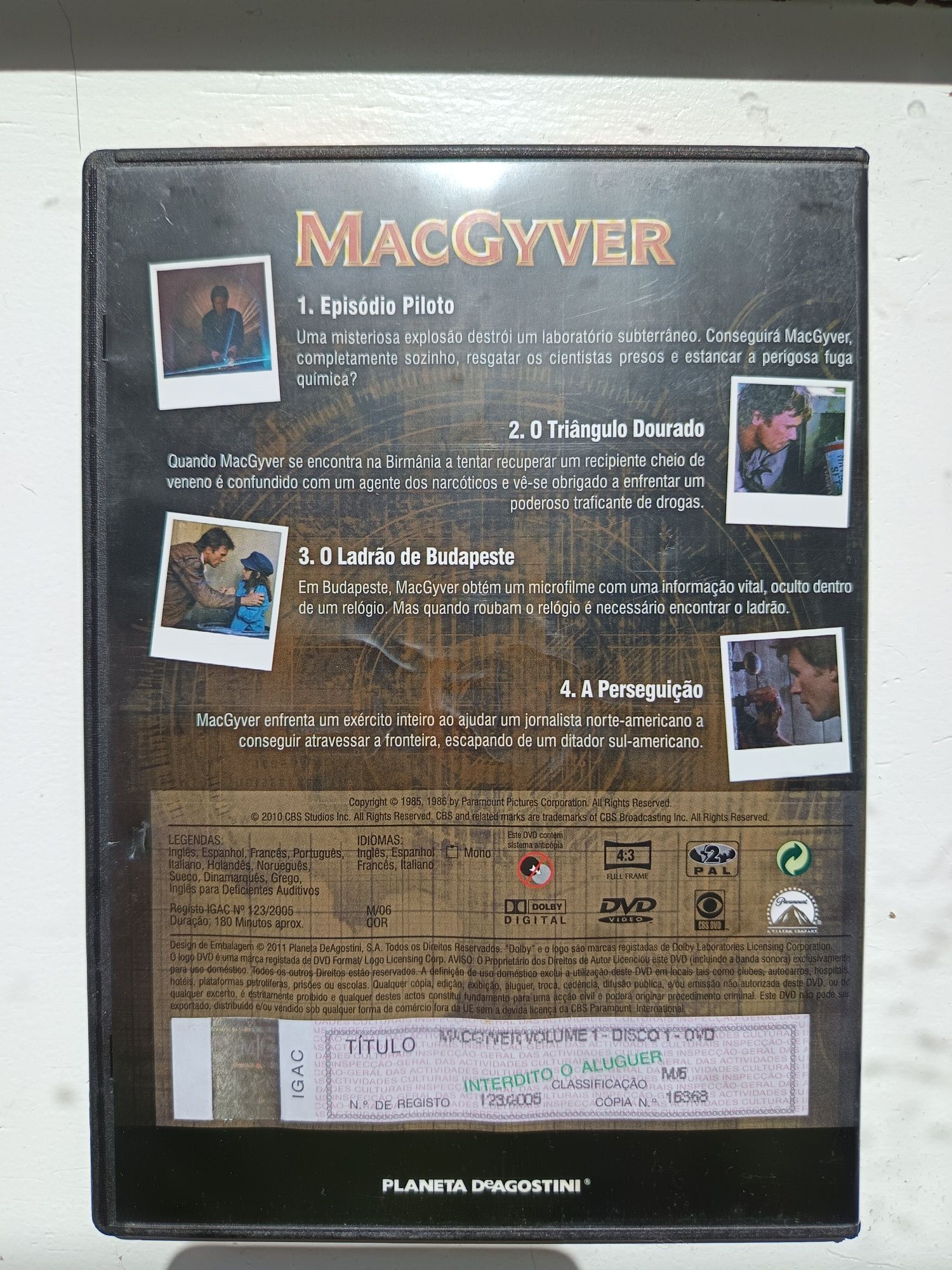 DVD MacGyver.  .
