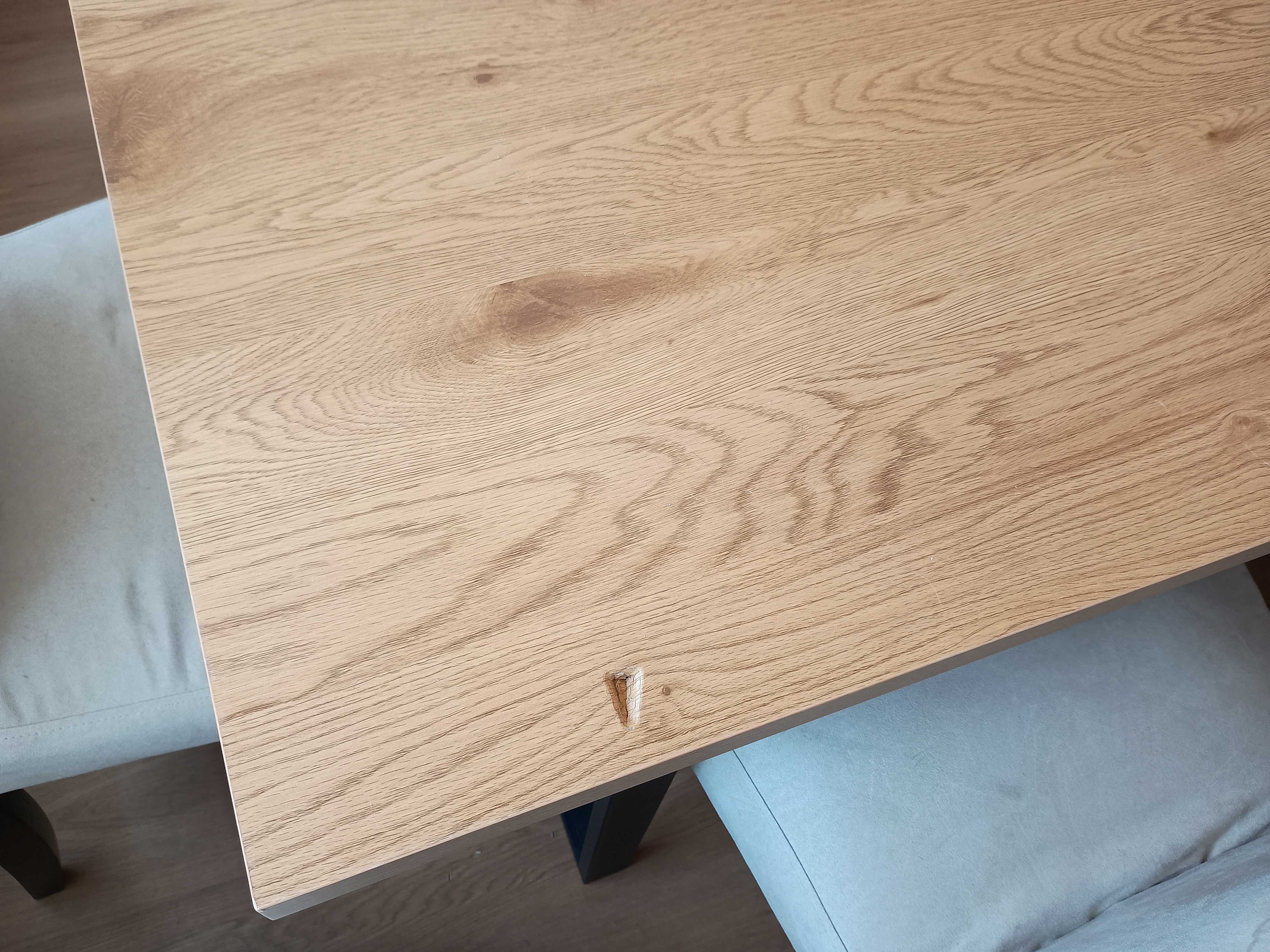 Mesa de jantar JYSK AABENRAA 90x160 com 6 cadeiras do IKEA