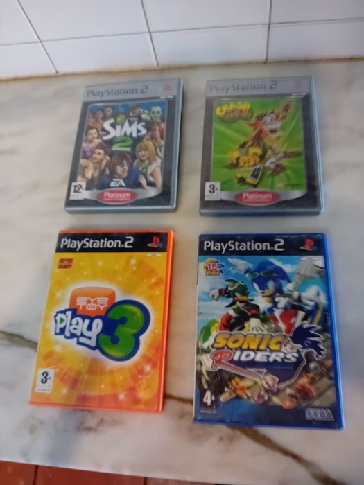 Conjunto de 4 Jogos PlayStation 2