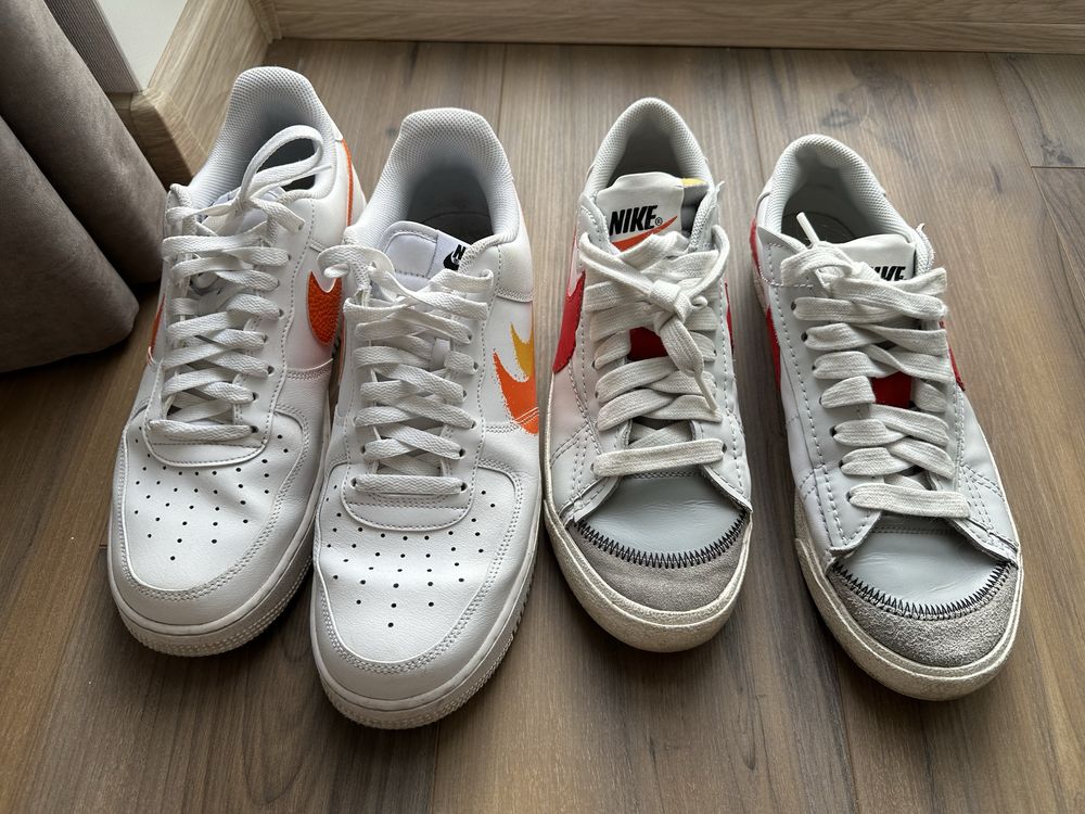 Nike Blazer Low 45.5 та air force 45