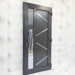 Двері металопластикові вуличні та міжкімнатні M7INOX mirro