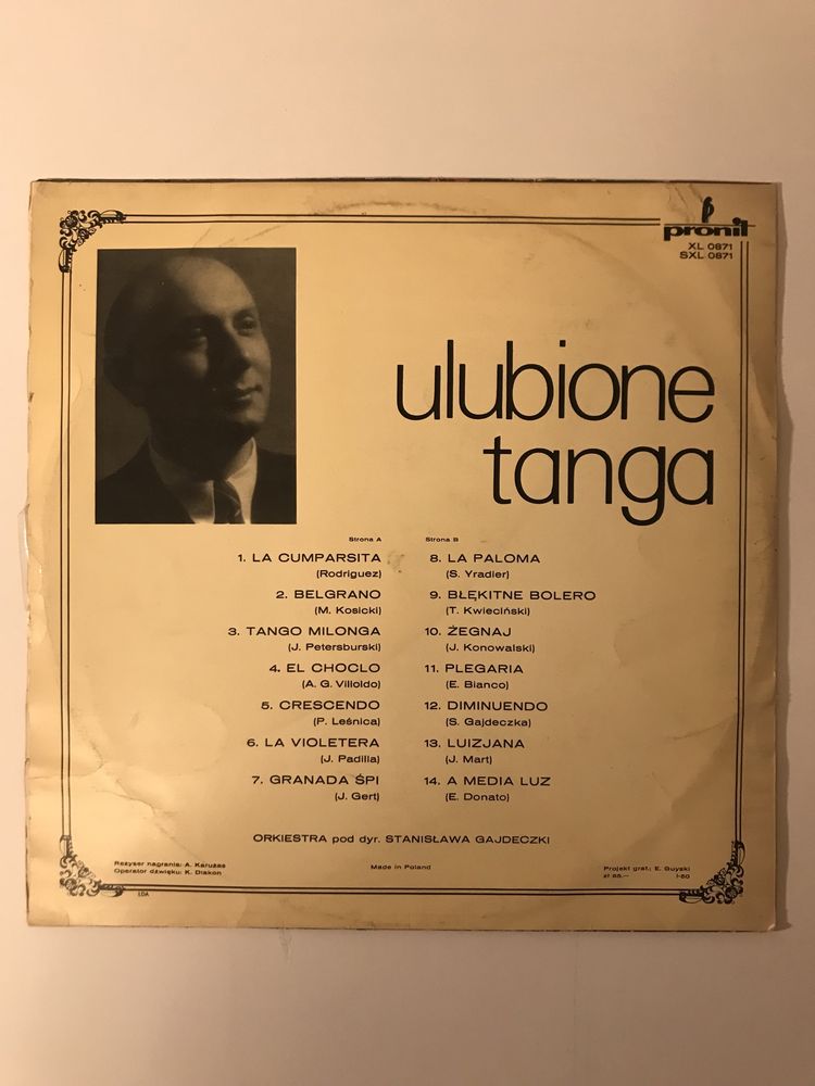 Płyta winylowa Ulubione Tanga