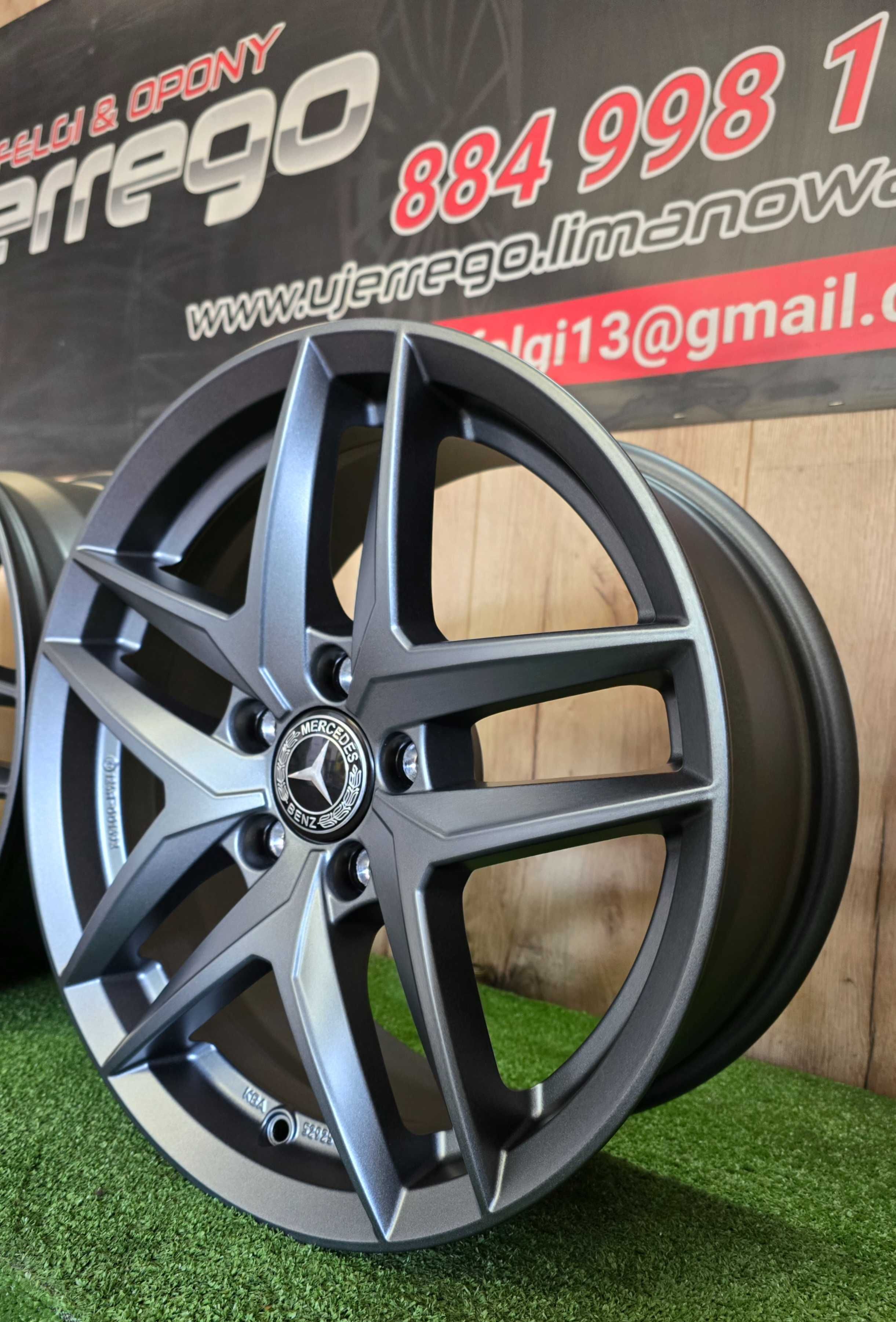 NOWE ALUFELGI MERCEDES 17x5x112 -  Cla, Gla, Glc, Klasa A, Klasa B