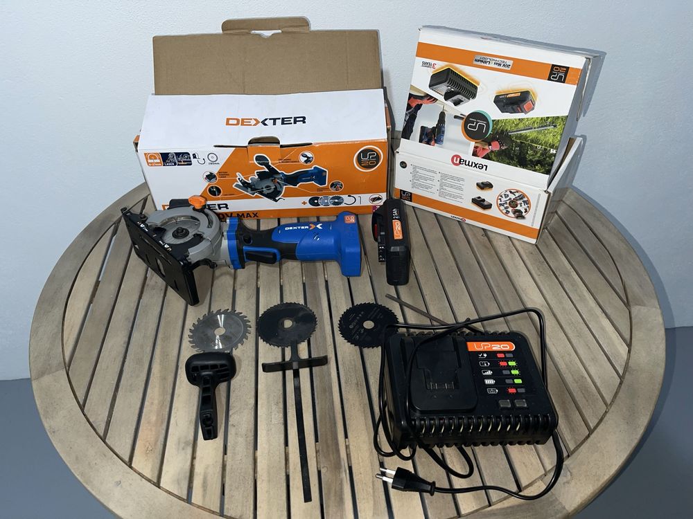 Mini serra circular DEXTER UP20 20V com bateria