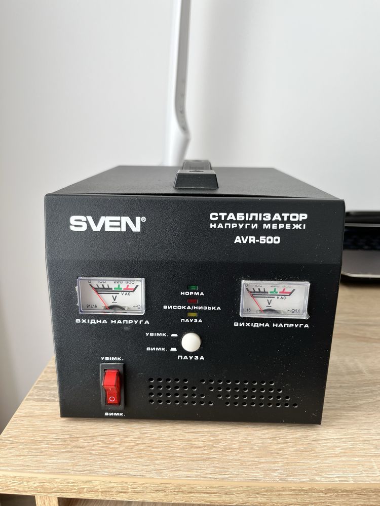Стабілізатор напруги SVEN AVR-500 | 500ВА | Ідеальний стан