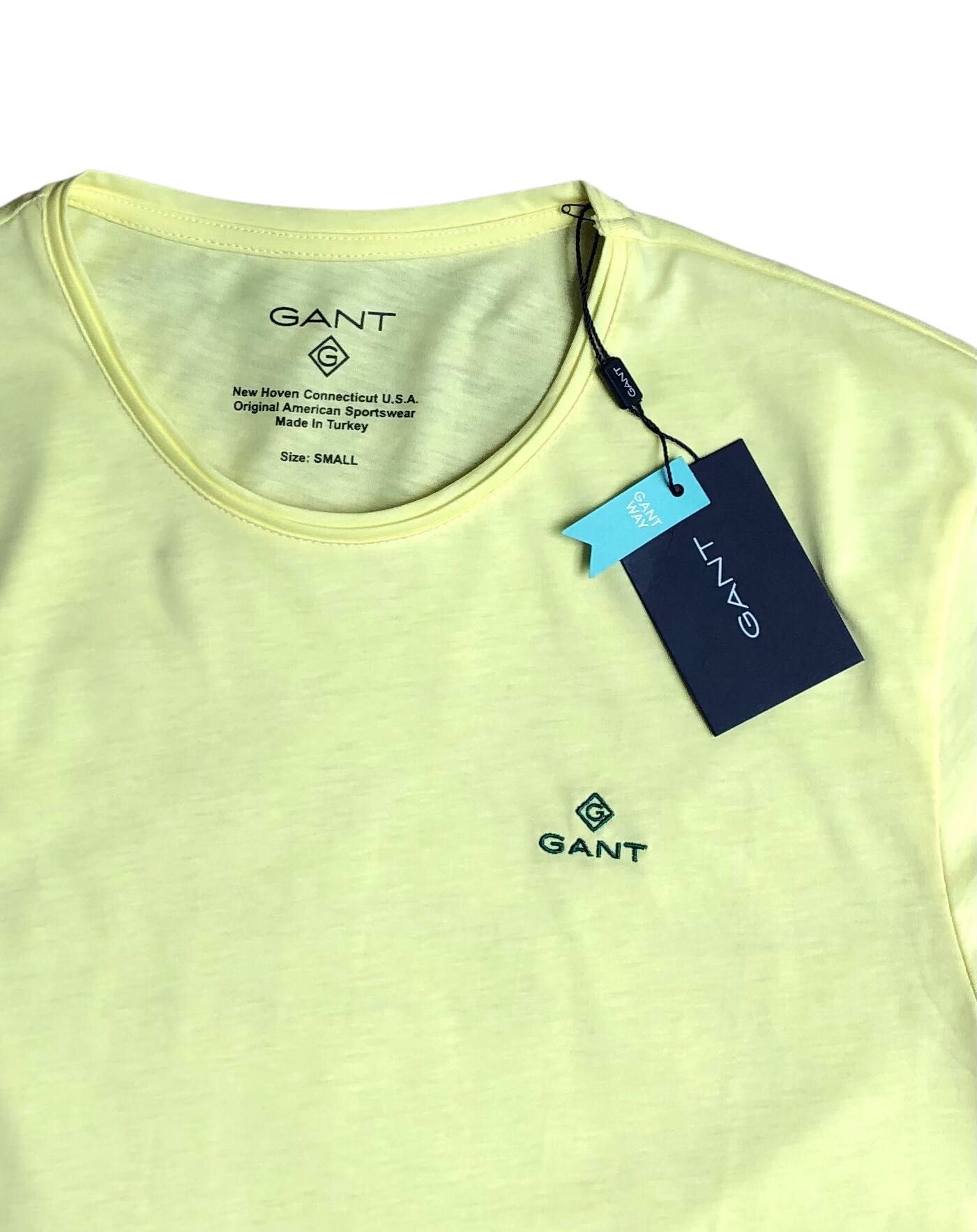 Футболка мужская GANT (Гант) Желтый.