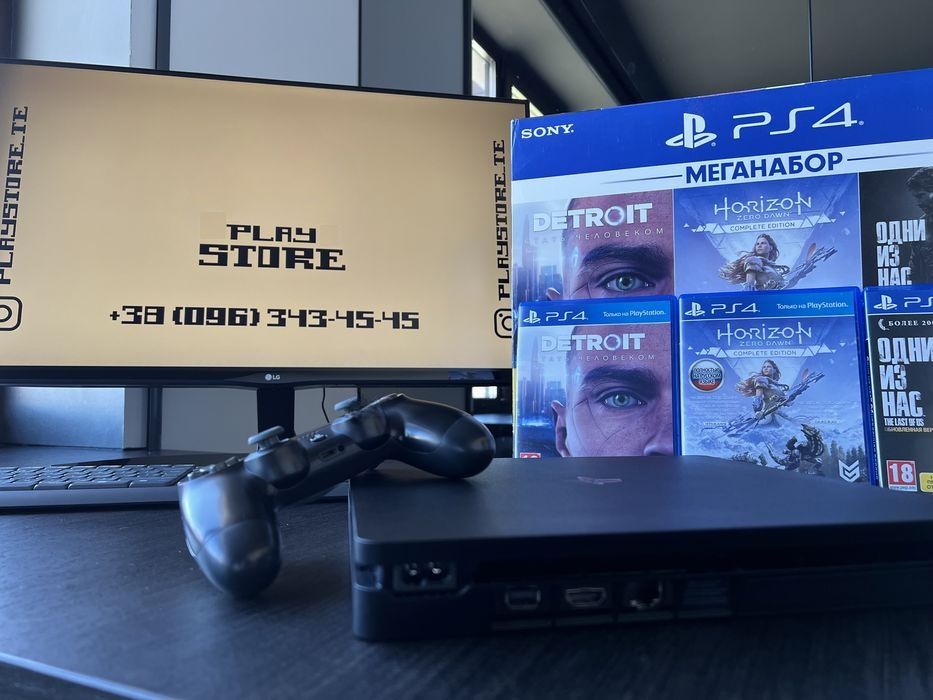 Sony PlayStation Slim  + БАГАТО ІГОР гарантія 12 місяців !