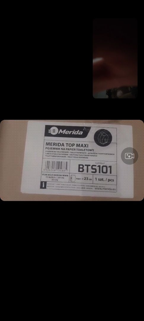 Pojemnik na papier toaletowy MERIDA BTS101