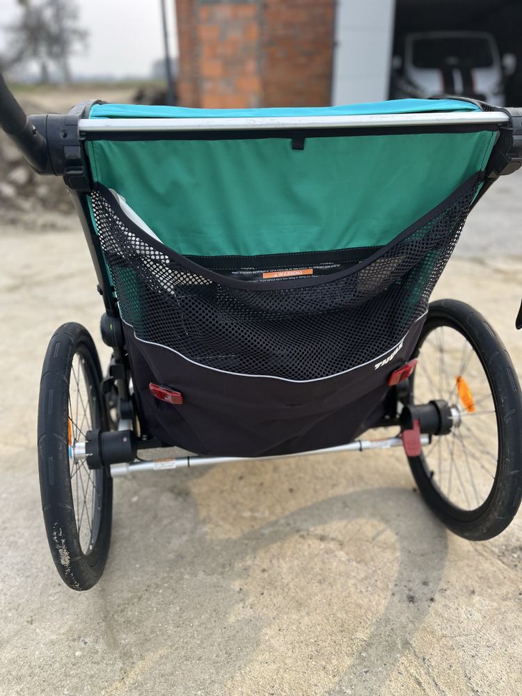 Wozek  dla dzieci rowerowy riksza rowerowa Thule Lite stan bdb