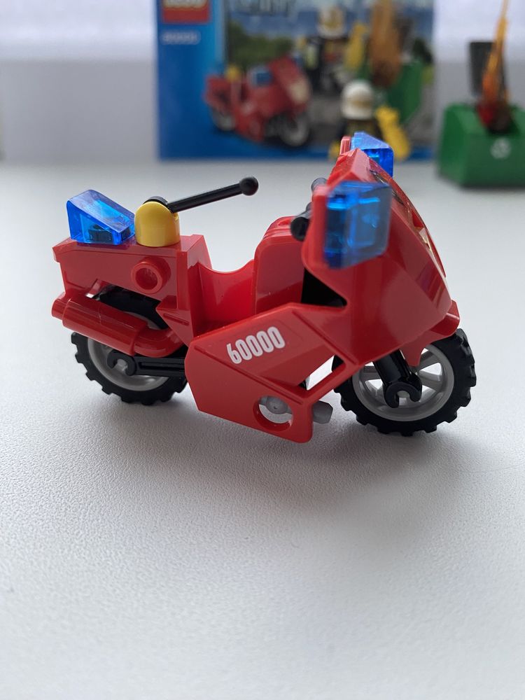 Lego City (Лего Сити) пожарный мотоцикл /60000