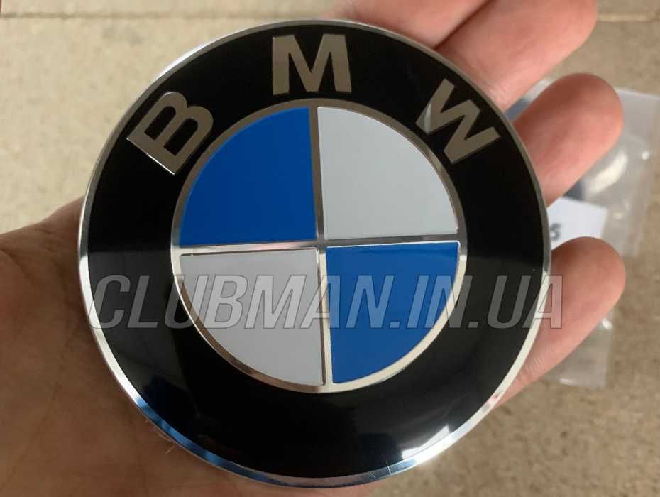 Емблема значок на капот багажник для BMW БМВ 82 78 74 мм