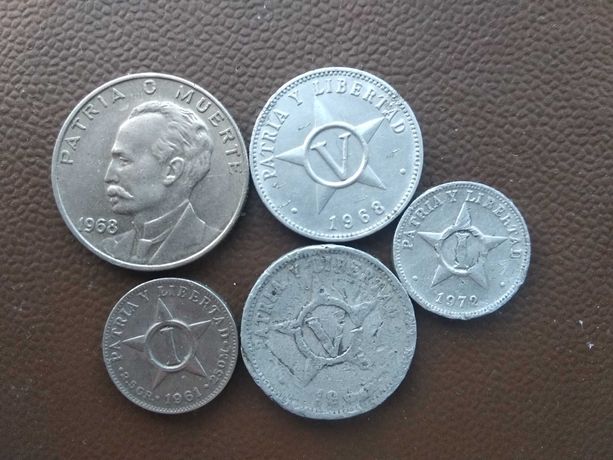 Набор монет Кубы 1961-1972гг.