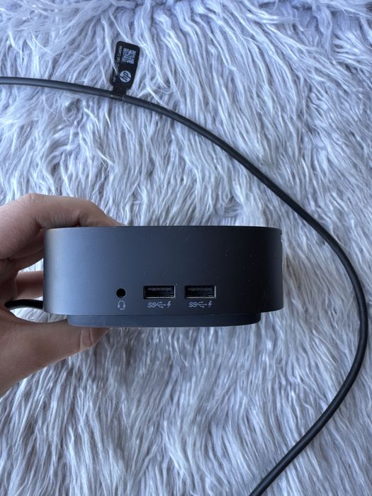 Zestaw Stacji Dokującej HP USB-C HP G5 HSN-IX02 + Zasilacz 120 W 4K