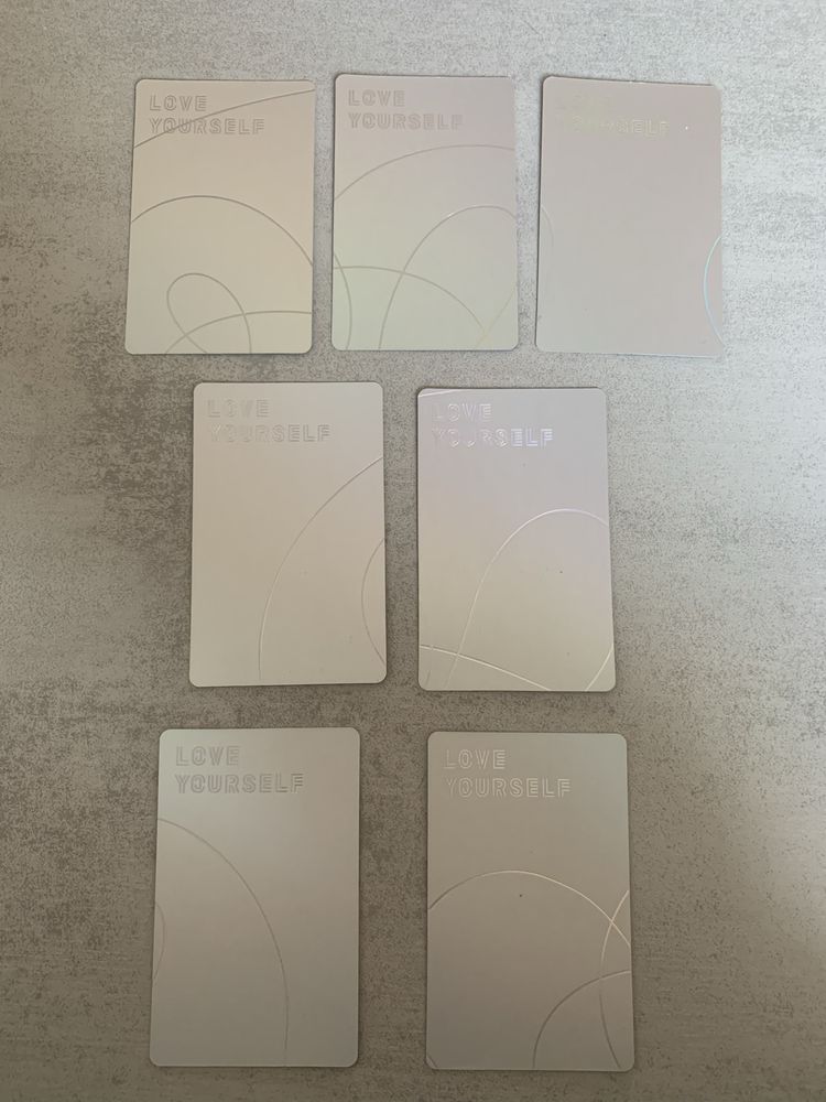 Bts Love Yourself Não Oficiais Photocards