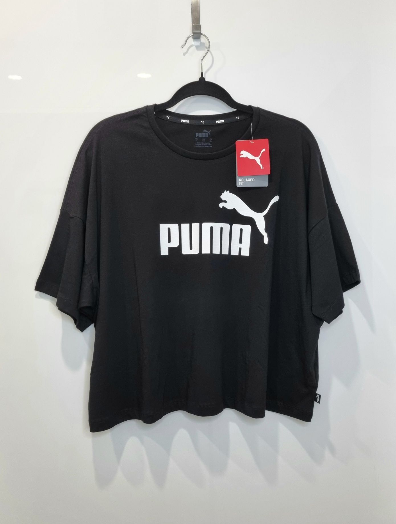 T-shirt krótki oversize Puma Cropped Logo Tee roz. 42/XL