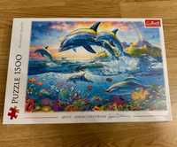 puzzle 1500 - delfiny