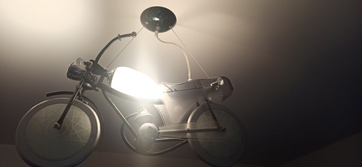 Lampa wisząca motocykl - jako gratis druga identyczna do naprawy!!!