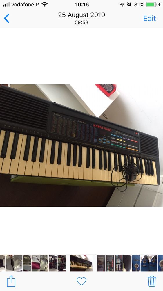 Orgao eletrico super equipado