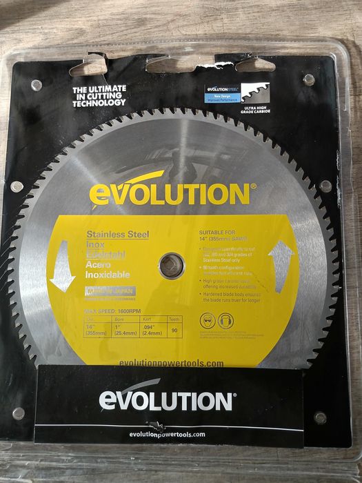 Tarcza tnąca Evolution EVO-355-90-SN 355 x 25,4 mm