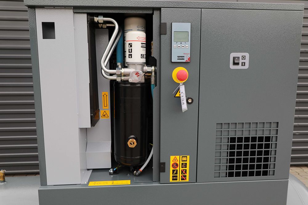 Kompresor śrubowy Atlas Copco G5FF 500 lt NOWY (1134)