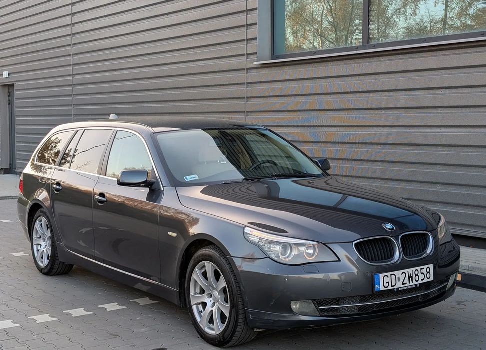 BMW Seria 5 LIFT Auromat 520d M47 163KM Duża nawigacja Bez wkładu