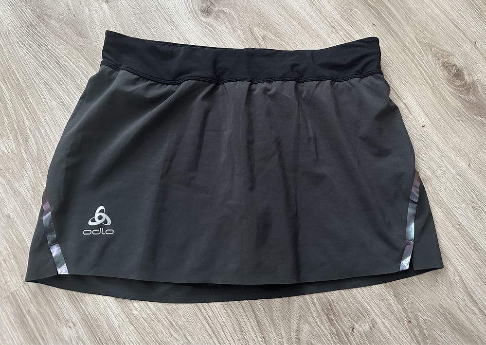 Спортивная юбка с шортами odlo samara р.m графит теннис бег