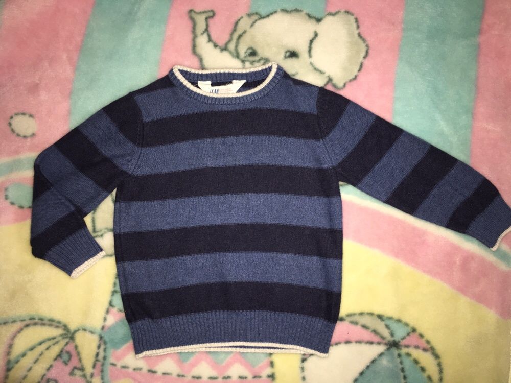 Sweter sweterek H&M 92 dla chłopca bluzeczki Bluzka Disney zestaw