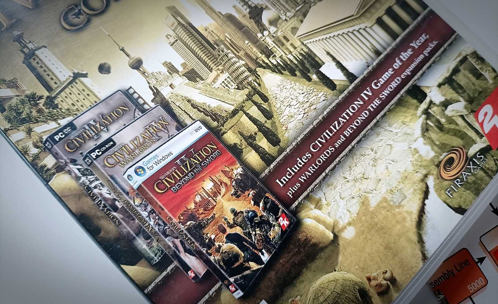 Civilization IV Complete (Warlords + Beyond The Sword ) PŁYTA BEZ RYS