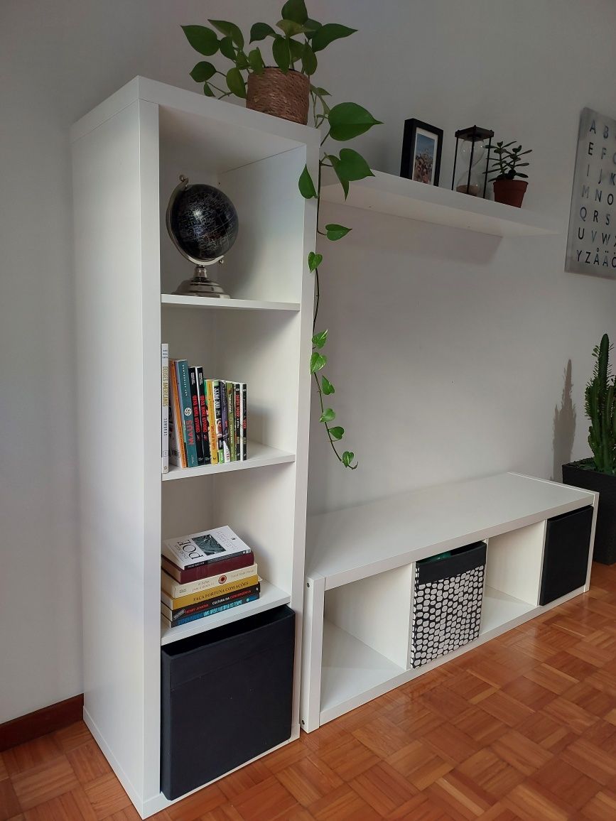 Conjunto Estantes e Prateleira IKEA