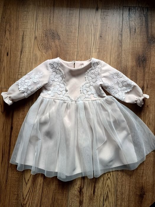 Komplet chrzest dziewczynka 68