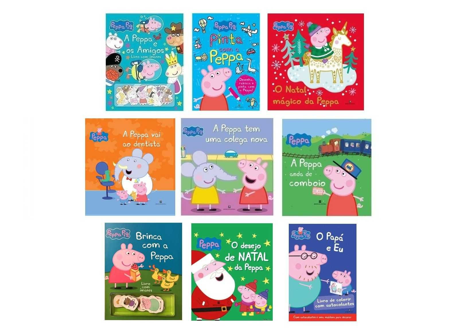 A Peppa Tem uma Colega Nova /..com Ímans /O Papá e Eu /.. -Desde 3€