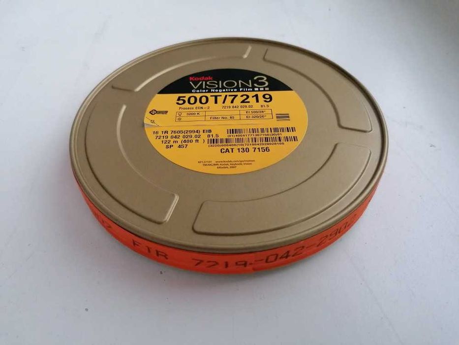 Kodak Vision 500T 7219, 16mm, 122m