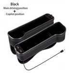 Schowek Cup Holder organizer między fotele USB  L + P