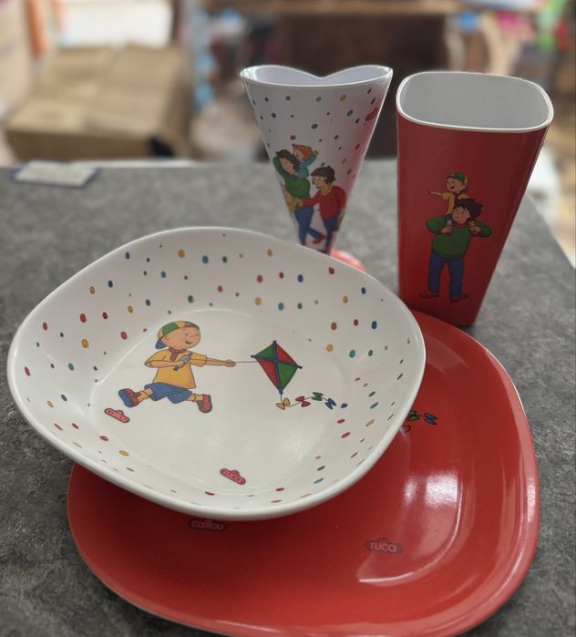 Conjunto prato copo Ruca