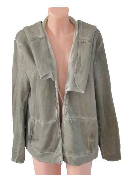 Freddy the Club barwiona bluza damska kaptur oversize khaki