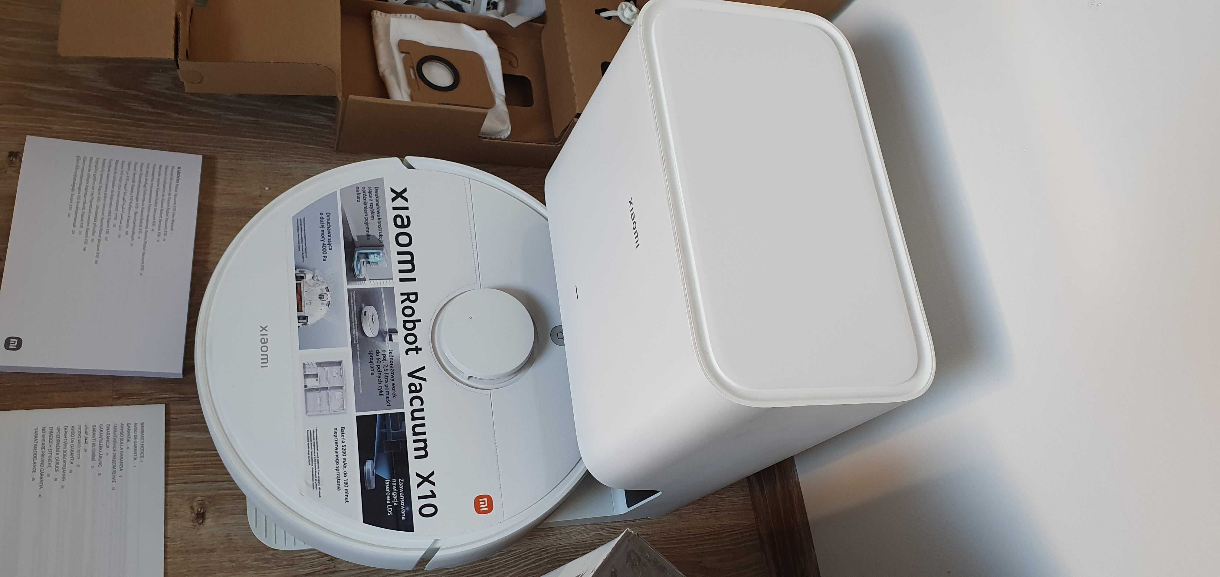 Nowy Robot Xiaomi Robot Vacuum X10 mopowanie Stacja oczyszcz. Gwar24mc
