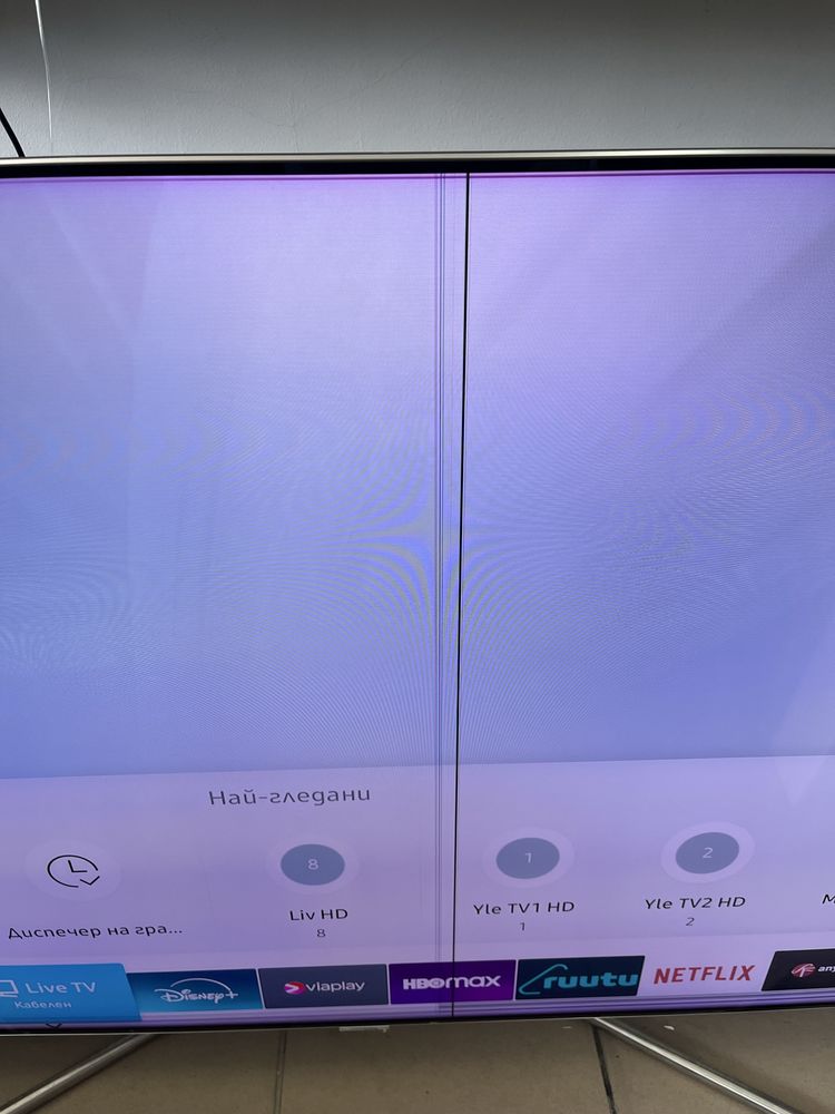 Телевізор Samsung Q7F QE55Q7FAMT  Smart TV з дефектом