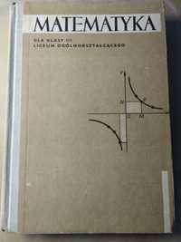 Matematyka dla III kl. LO, Stefan Straszewicz (1974 r.)