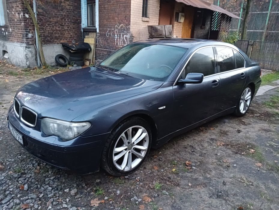 BMW 740D V8 2002 Automat alu 19 komforty Xenon roletki