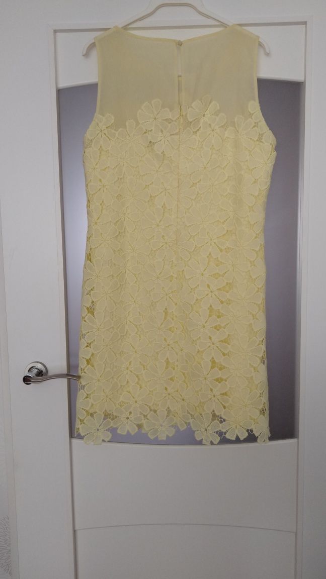 Sukienka damska cytrynowa -rozmiar 42