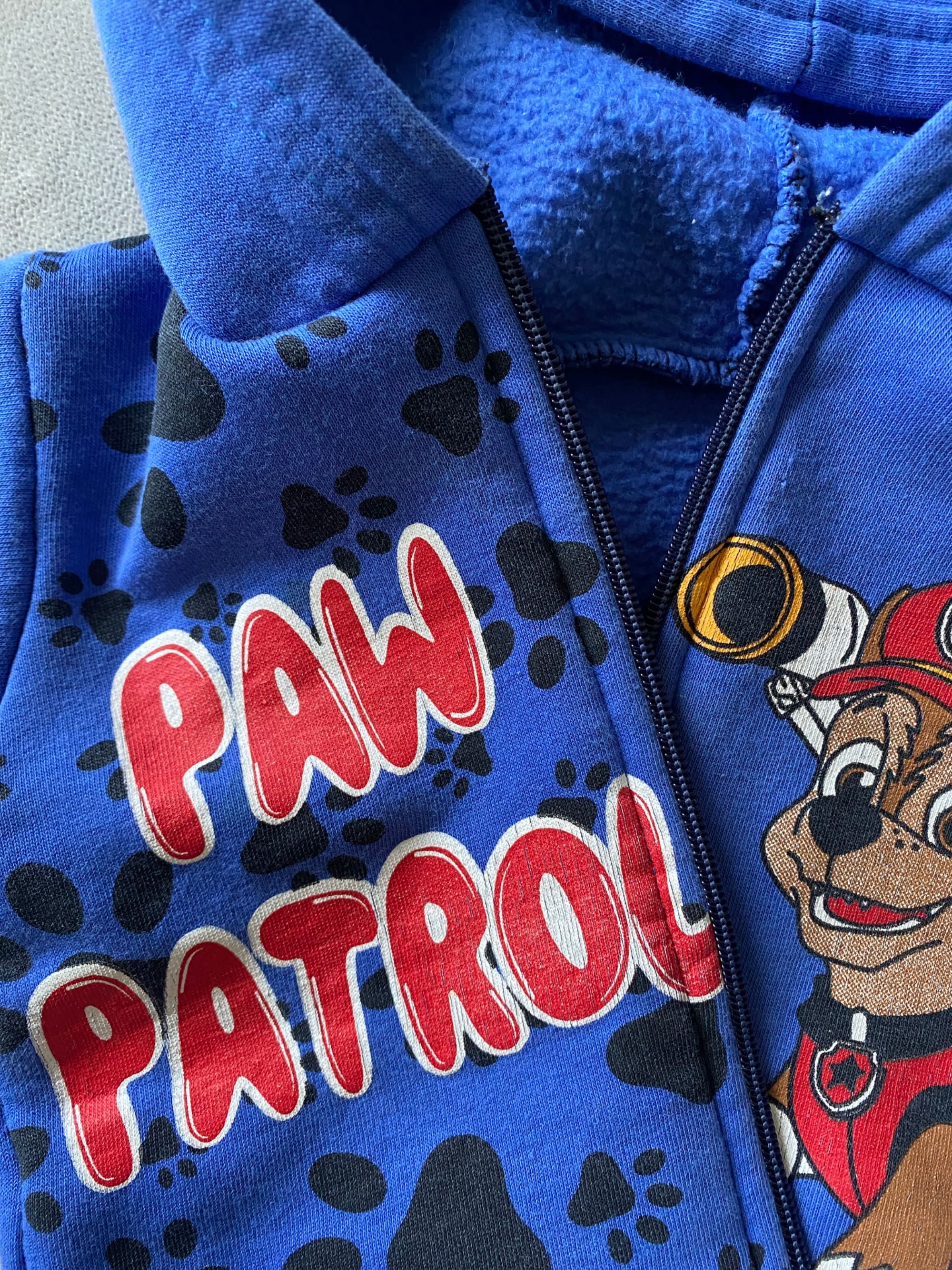 Bluza Paw Patrol stan idealny rozmiar 80/86 niebieska kaptur