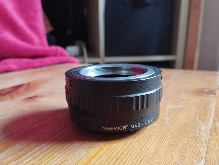 Adaptadores para câmera Sony Nex vários encaxe e tampas Nex