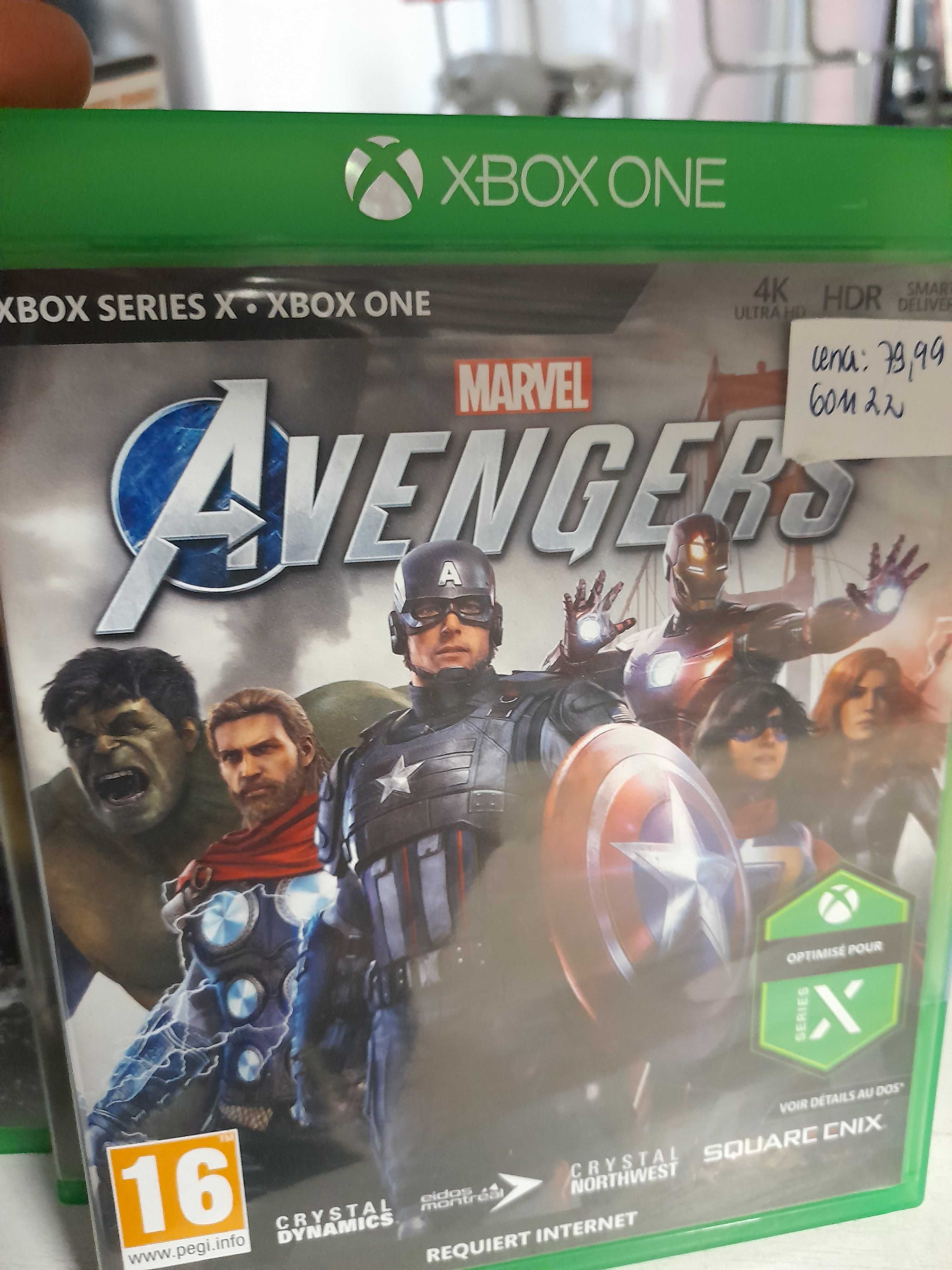 Marvel avengers xbox one, sklep Tychy, gra używana