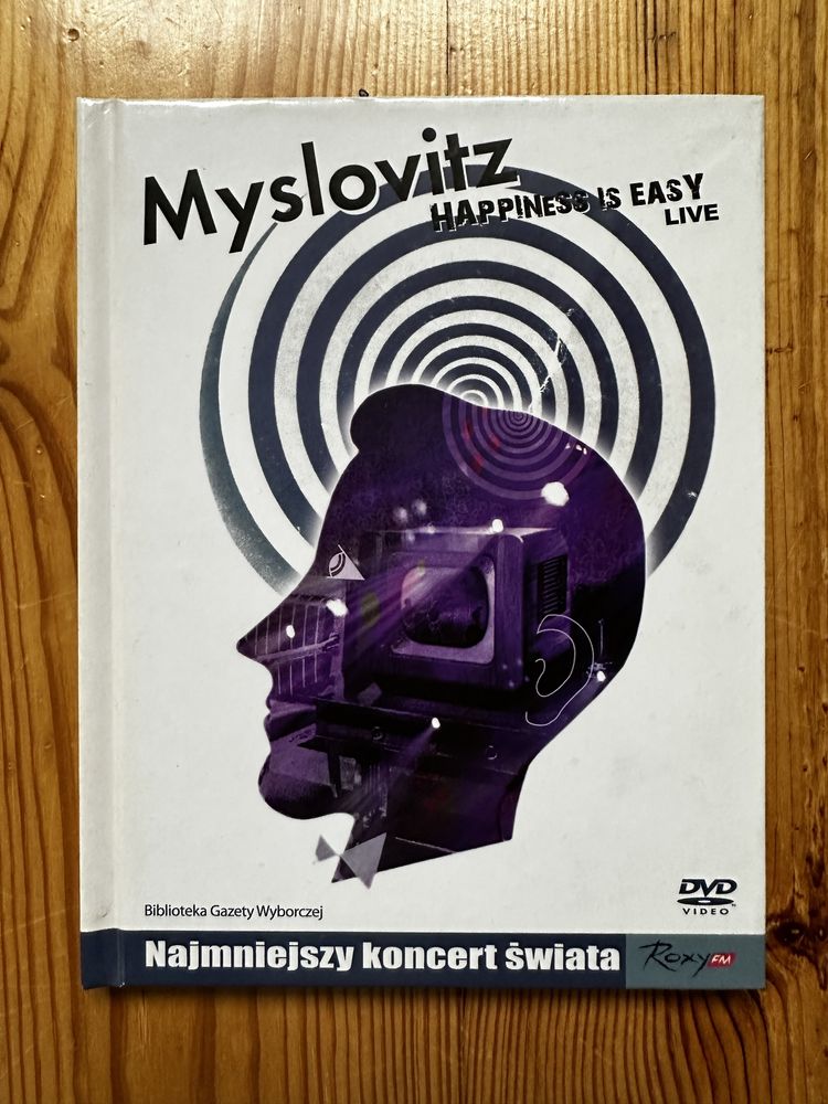Płyta DVD Myslovitz Najmniejszy Koncert Świata z autografem A.Rojka
