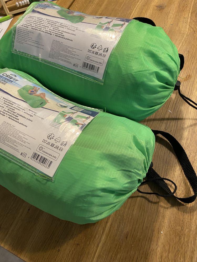 2x lezak lazy bag dmuchana sofa